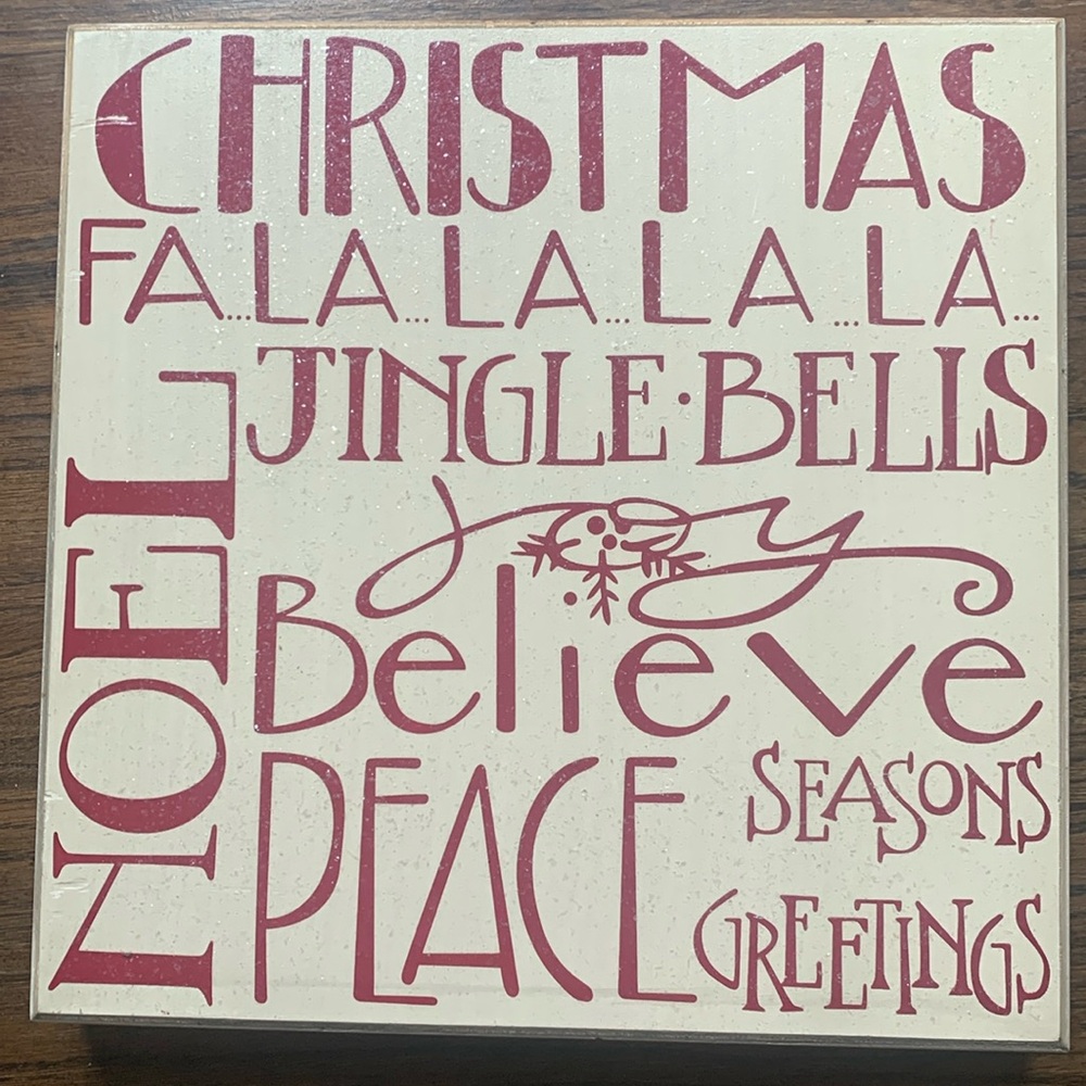 Christmas sign